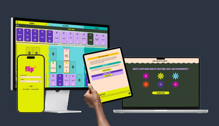 flip* it — multi-device mockup